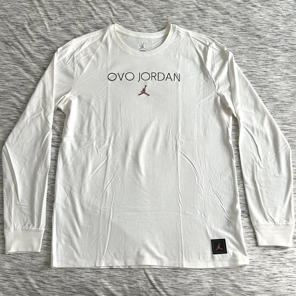 OVO x Jordan Long Sleeve T-Shirt Large